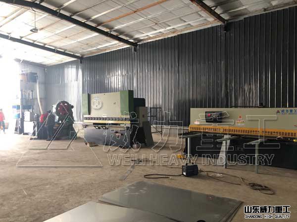 巧克力水箱板生產加工用剪板機、折彎機